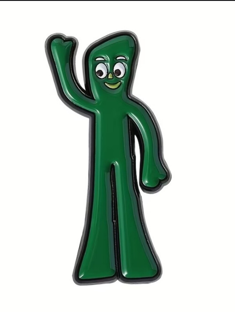 Gumby Green Cartoon Character Pin NWT